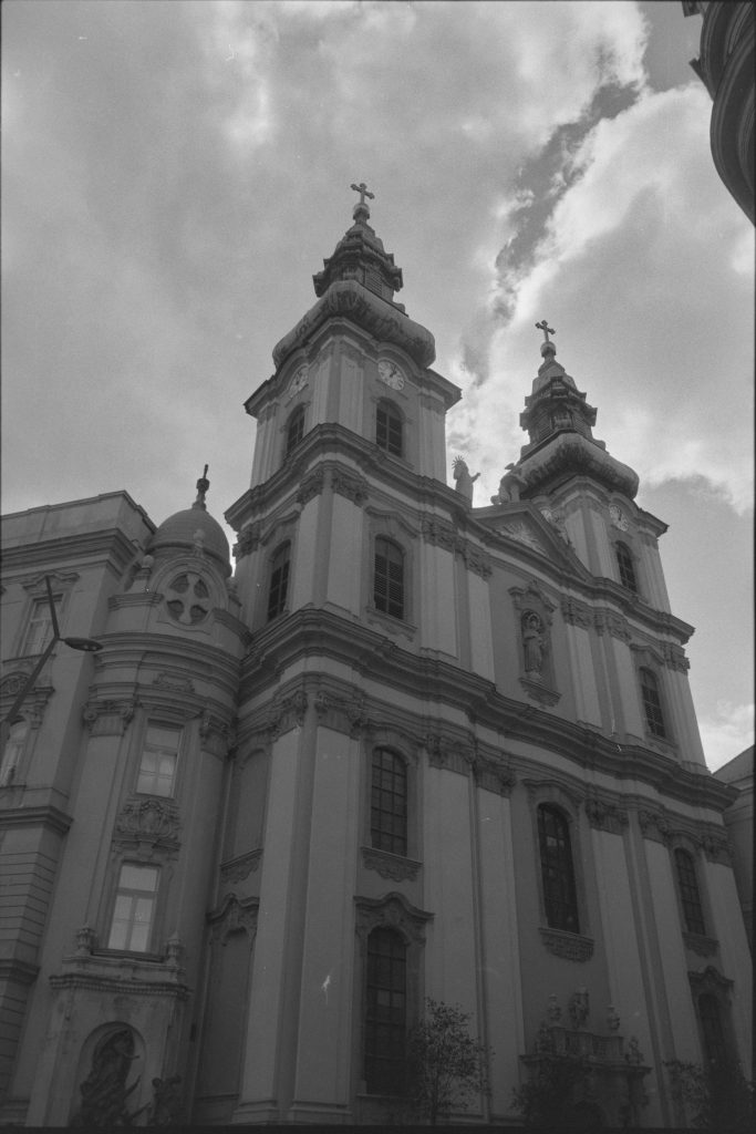 Analoge Aufnahme, Kirche in Budapest